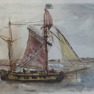 Small Wooden Sailing Ship - Traditional smaller ship
