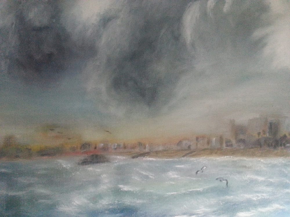 Brighton-Seafront-with-gulls-2