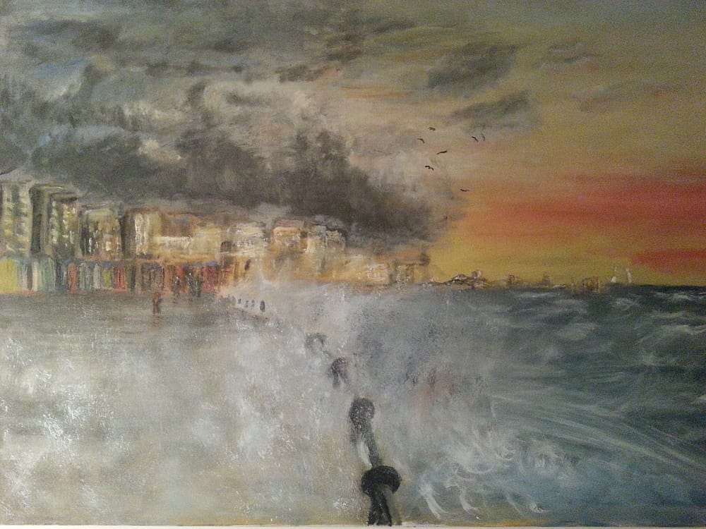 Hove-seafront-Toddler-in-Storm