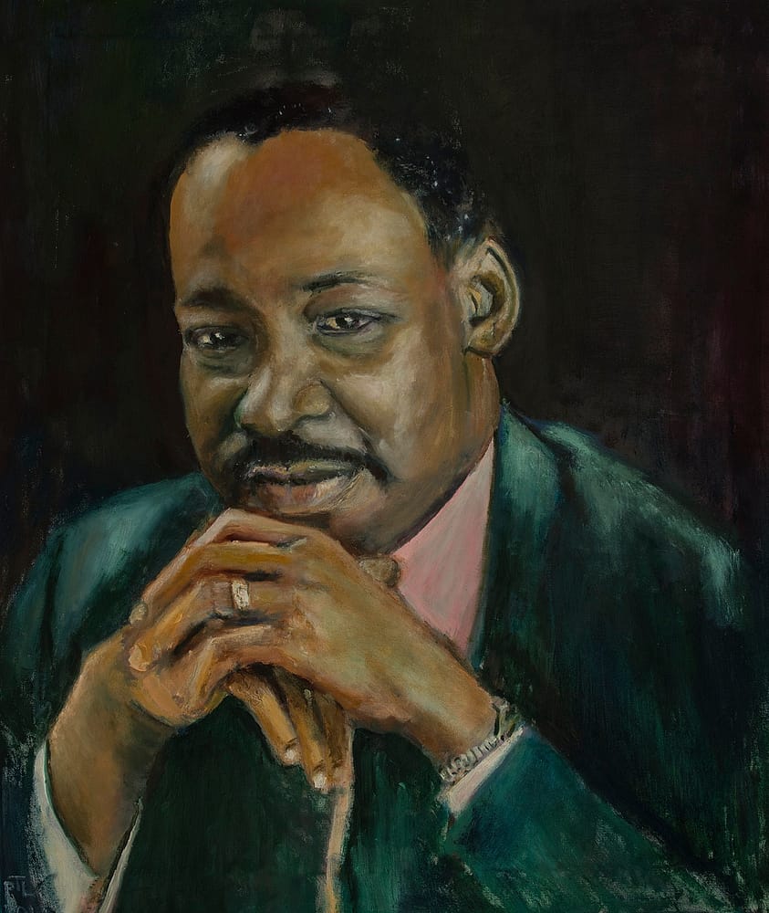 Oil-painting-on-canvas-Martin-Luther-King-Jr
