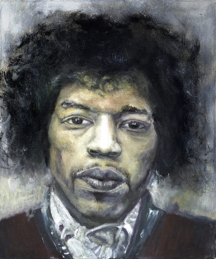 Oil Painting on Linen on canvas Hendrix Classic